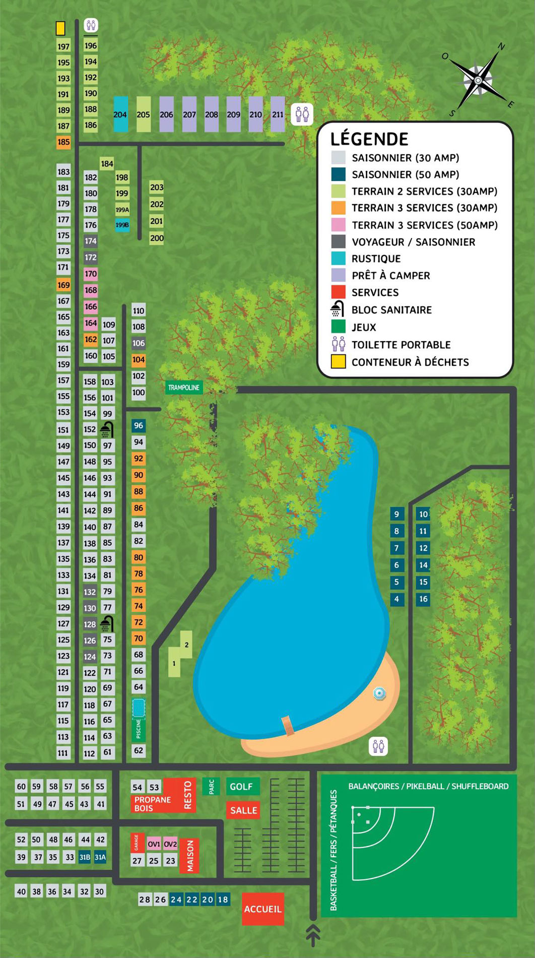 Camping Lac des Plaines